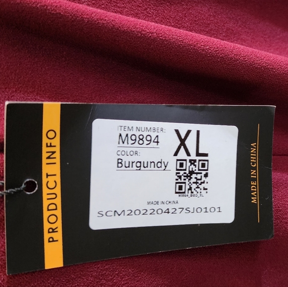 Miusol Elegant Red Evening Dress - Size XL - NWT - Picture 3 of 4